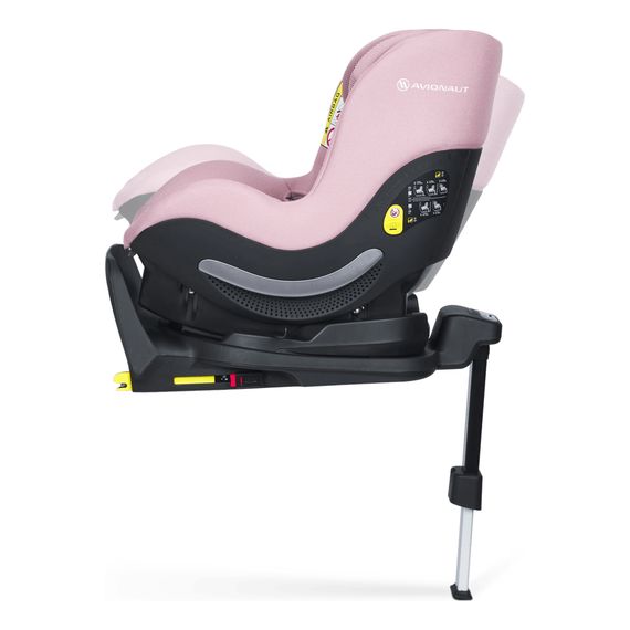 Avionaut Aerofix Airflow s bází IQ Orbit - autosedačka pro batolata (61-105 cm | 0-18 kg | 6 měsíců - 4 roky), Baza: baza IQ Orbit, Kolor: Pink, 11 zdjęcie