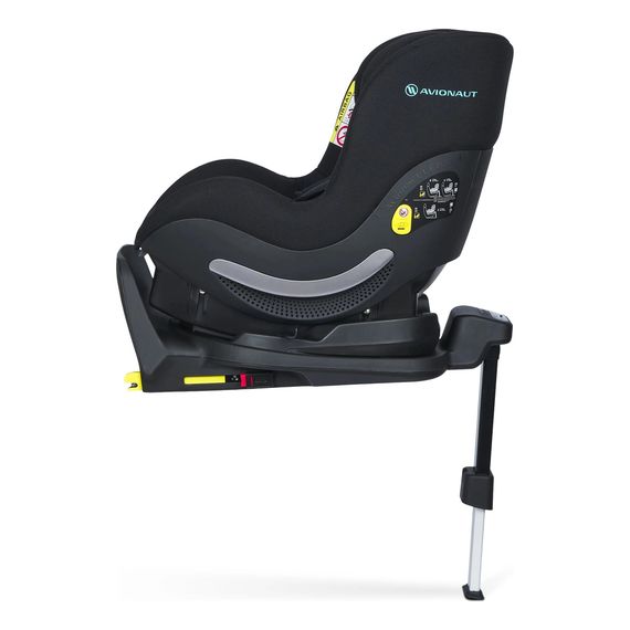 Avionaut Aerofix Smart z bazą IQ Orbit * Rabat w koszyku * fotelik dla maluchów (61 - 105 cm | 0 - 18 kg | 6 miesięcy - 4 lat), Baza: baza IQ Orbit, Kolor: Black