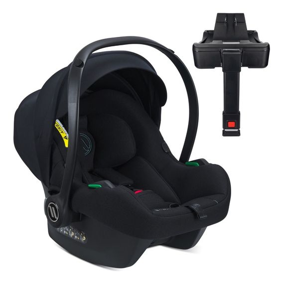 Avionaut Cosmo AirFlow z bazą Dock 2.0 * Rabat w koszyku * fotelik samochodowy dla niemowląt (40 - 87 cm | 0 - 13 kg | 0 - 12 miesięcy), Baza: baza Dock 2, Kolor: Black, 10 zdjęcie