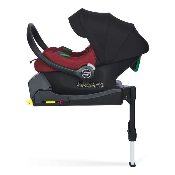 Avionaut Cosmo AirFlow z bazą Dock 2.0 * Rabat w koszyku * fotelik samochodowy dla niemowląt (40 - 87 cm | 0 - 13 kg | 0 - 12 miesięcy), Baza: baza Dock 2, Kolor: Red