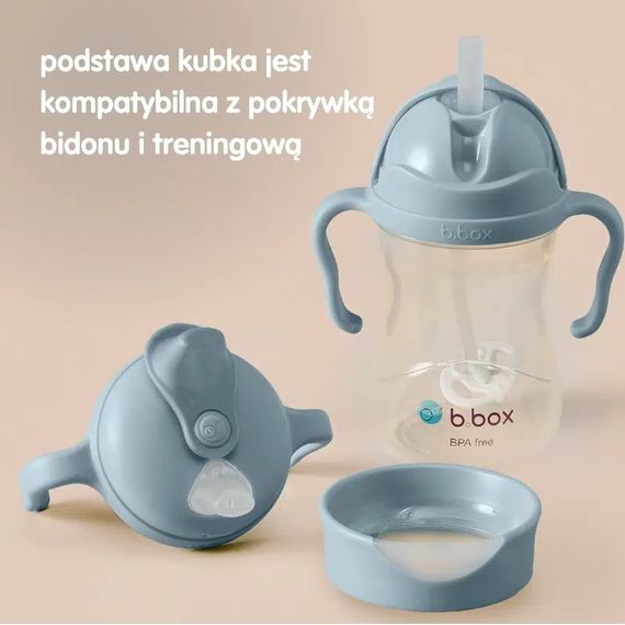 b.box kubek z miękkim ustnikiem różowy, Kolor: Różowy, 2 zdjęcie
