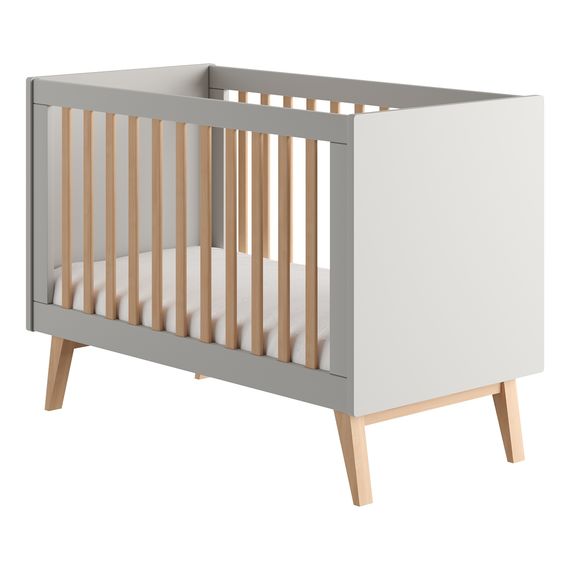 Pinio Swing postýlka 120x60 Šedý, Rozmiar: 120x60, Kolor: szary