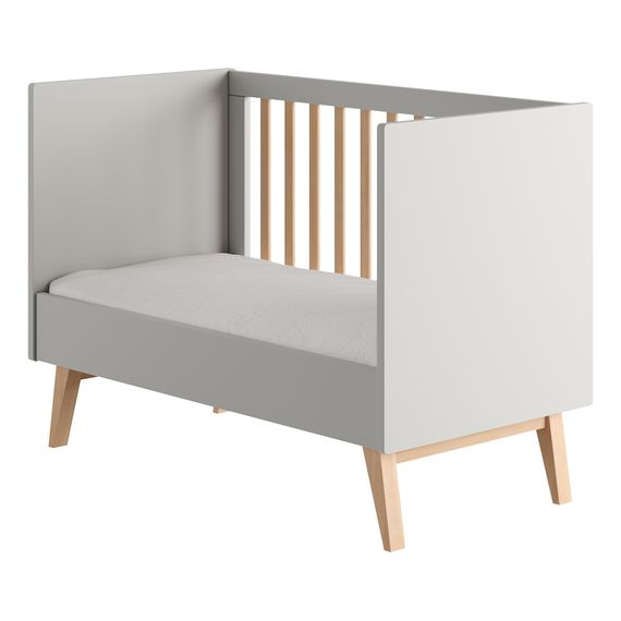 Pinio Swing postýlka 120x60 Šedý, Rozmiar: 120x60, Kolor: szary, 8 zdjęcie