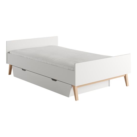 Pinio Swing postel 200x120 Bílý, Rozmiar: 200x120, Kolor: biały, 4 zdjęcie