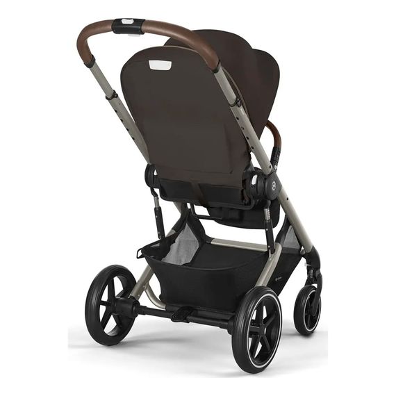 Cybex Balios S Lux 2.0 sportovní kočárek, Rodzaj wózka: spacerowy, Kolor materiału: Chocolate Brown, 6 zdjęcie