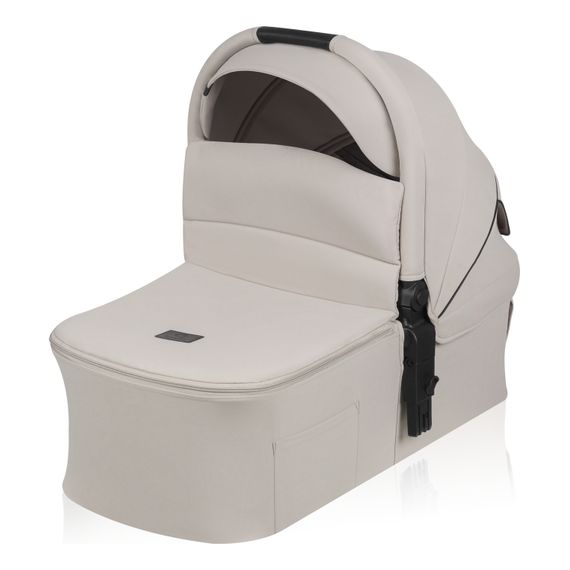 Lionelo Amber Plus 3v1 - kombinovaný kočárek s autosedačkou, Rodzaj wózka: zestaw 3w1, Kolor materiału: Beige Sand, 4 zdjęcie