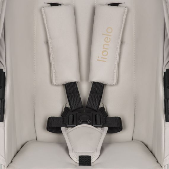 Lionelo Amber Plus 3v1 - kombinovaný kočárek s autosedačkou, Rodzaj wózka: zestaw 3w1, Kolor materiału: Beige Sand, 19 zdjęcie
