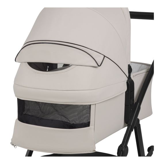 Lionelo Amber Plus 3v1 - kombinovaný kočárek s autosedačkou, Rodzaj wózka: zestaw 3w1, Kolor materiału: Beige Sand, 24 zdjęcie