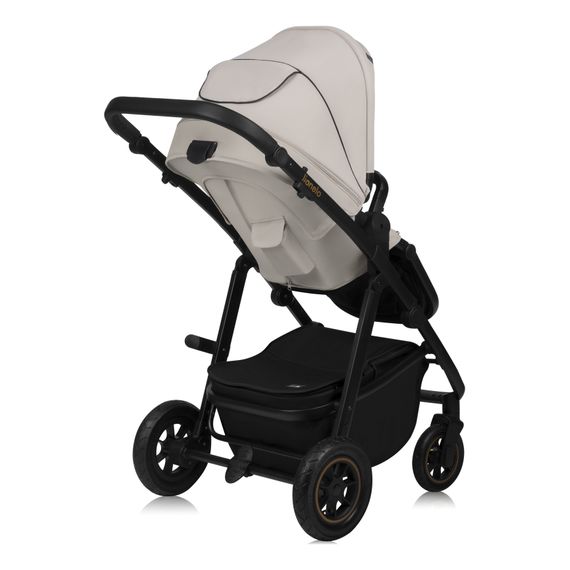 Lionelo Amber Plus 3v1 - kombinovaný kočárek s autosedačkou, Rodzaj wózka: zestaw 3w1, Kolor materiału: Beige Sand, 33 zdjęcie