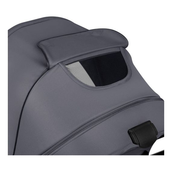 Lionelo Amber Plus 3v1 - kombinovaný kočárek s autosedačkou, Rodzaj wózka: zestaw 3w1, Kolor materiału: Grey Graphite, 13 zdjęcie