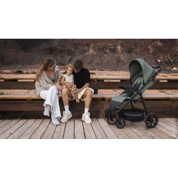 Lionelo Iva - wózek spacerowy, Kolor materiału: Green Forest, 8 zdjęcie