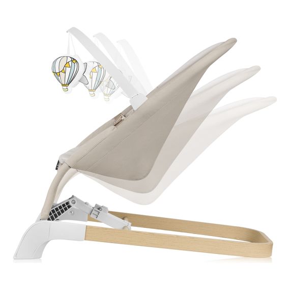 Lionelo Lilac houpačka Beige Sand, 12 zdjęcie