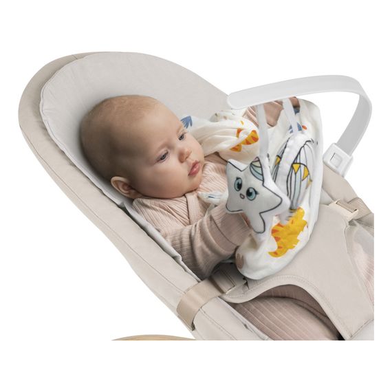 Lionelo Lilac houpačka Beige Sand, 13 zdjęcie