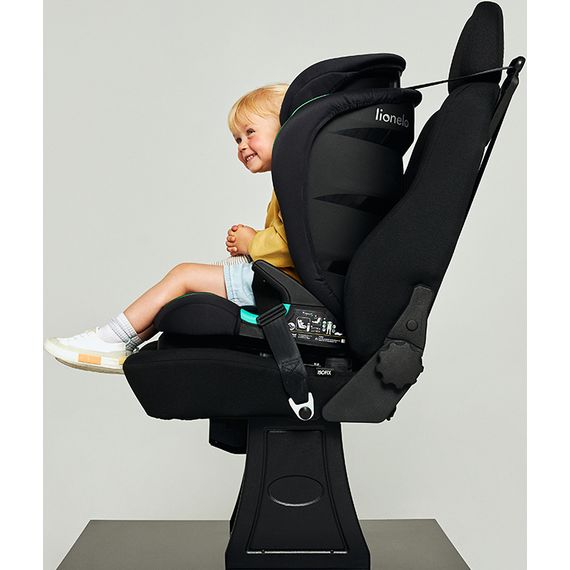 Lionelo Neal i-Size - autosedačka pro starší děti (100-150 cm | 15-36 kg | 4-12 let), Kolor: Green Turquoise, 10 zdjęcie