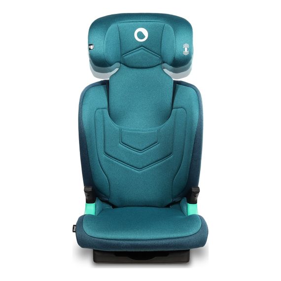 Lionelo Neal i-Size - autosedačka pro starší děti (100-150 cm | 15-36 kg | 4-12 let), Kolor: Green Turquoise, 12 zdjęcie