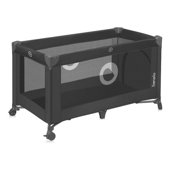 Lionelo Stefi - cestovní postýlka Black Carbon, Kolor: Black Carbon, 6 zdjęcie