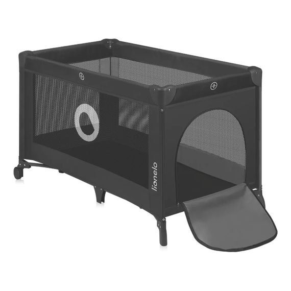 Lionelo Stefi - cestovní postýlka Black Carbon, Kolor: Black Carbon, 12 zdjęcie