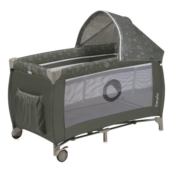 Lionelo Sven Plus - cestovní postýlka Beige Olive, Kolor: Beige Olive, 22 zdjęcie