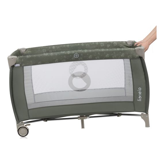Lionelo Sven Plus - cestovní postýlka Beige Olive, Kolor: Beige Olive, 25 zdjęcie