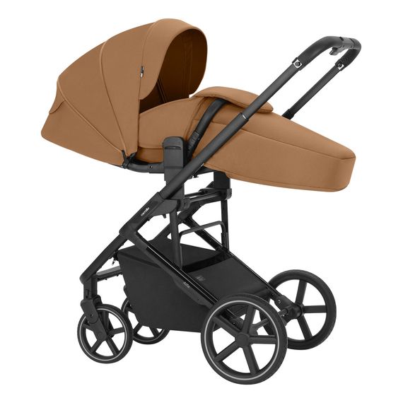 Carrello Alfa wózek 2w1, Rodzaj wózka: głęboko-spacerowy, Kolor materiału: Honey Beige, 21 zdjęcie