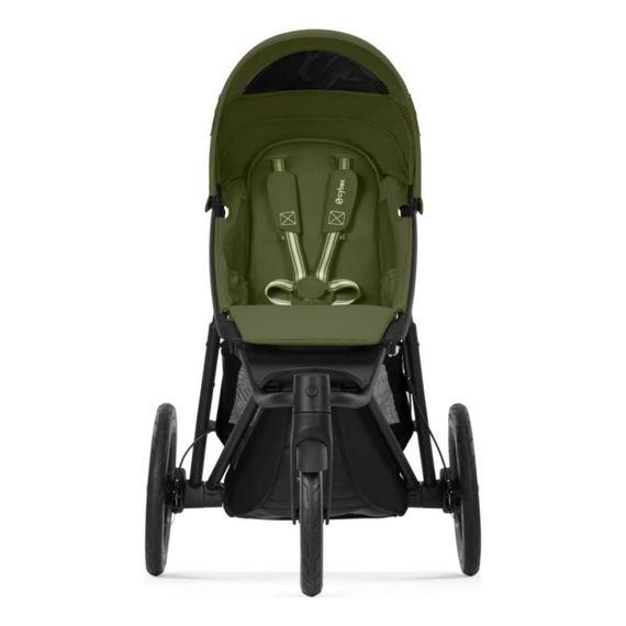 Cybex Avi Spin - joggingový sportovní kočárek, Rodzaj wózka: spacerowy, Kolor materiału: Moss Green, 6 zdjęcie