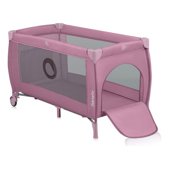 Lionelo Stefi Plus łóżeczko turystyczne Pink Magnolia, Kolor: Pink Magnolia, 7 zdjęcie