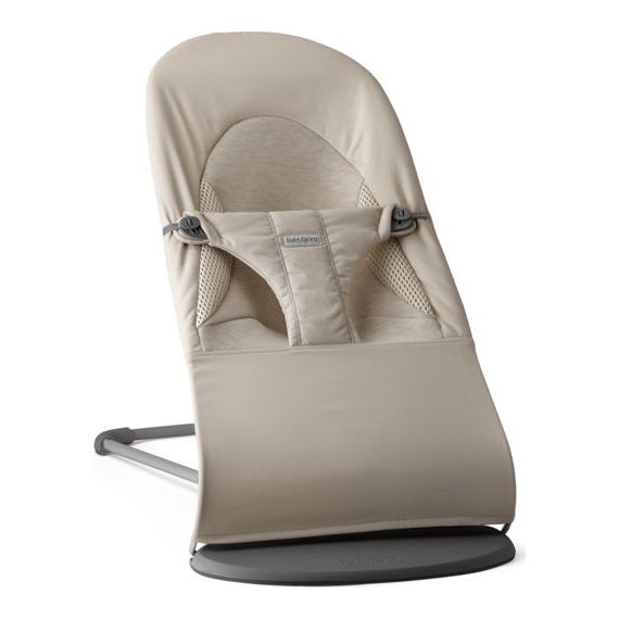 BabyBjorn Balance Soft Woven/Jersey Tri Fabric Pískovošedý, Rodzaj: Woven/Jersey Tri Fabric, Kolor: Piaskowoszary