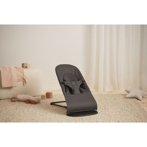BabyBjorn Balance Soft Woven/Jersey Tri Fabric Tmavě šedý, Rodzaj: Woven/Jersey Tri Fabric, Kolor: Ciemny szary, 33 zdjęcie