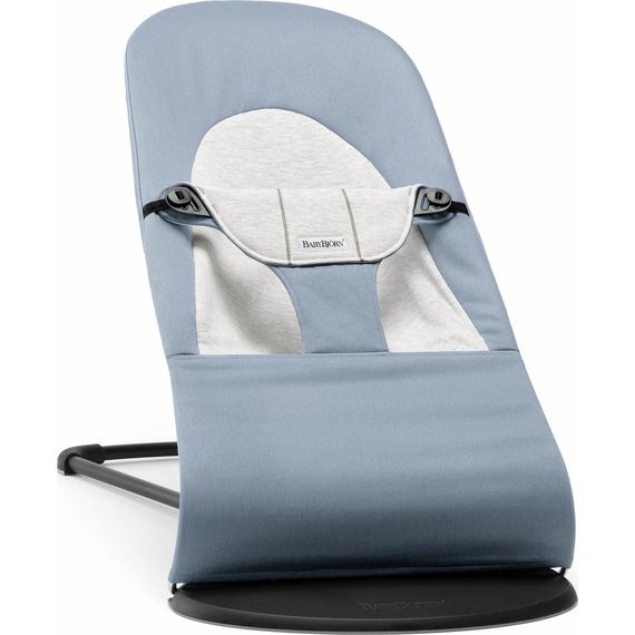 BabyBjorn Balance Soft Woven Modrý / Šedý, Rodzaj: Woven/Jersey Tri Fabric, Kolor: Niebieski/Szary