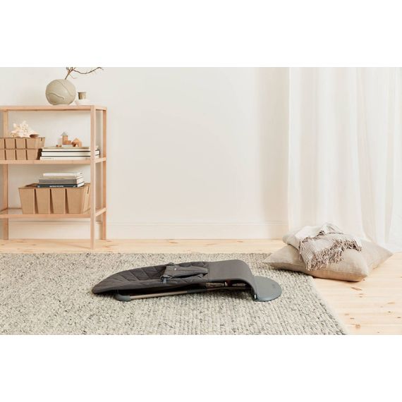 BabyBjorn Bliss Woven Baby Bouncer Anthracite + Googly Eyes Toy, Rodzaj: Woven, Kolor: Antracyt, image , 7 image