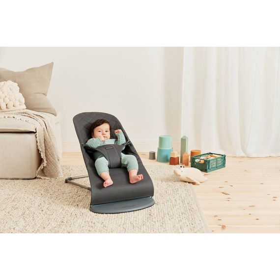 BabyBjorn Bliss Woven Baby Bouncer Anthracite + Googly Eyes Toy, Rodzaj: Woven, Kolor: Antracyt, image , 13 image