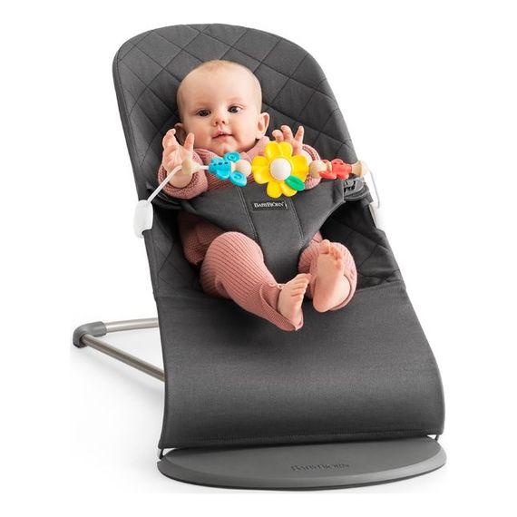 BabyBjorn Bliss Woven Baby Bouncer Anthracite + Googly Eyes Toy, Rodzaj: Woven, Kolor: Antracyt, image , 15 image