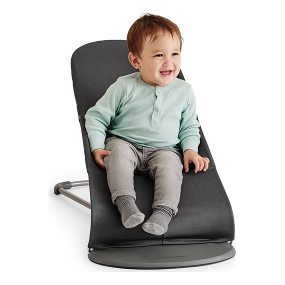 BabyBjorn Bliss Woven Baby Bouncer Anthracite + Googly Eyes Toy, Rodzaj: Woven, Kolor: Antracyt, image , 17 image