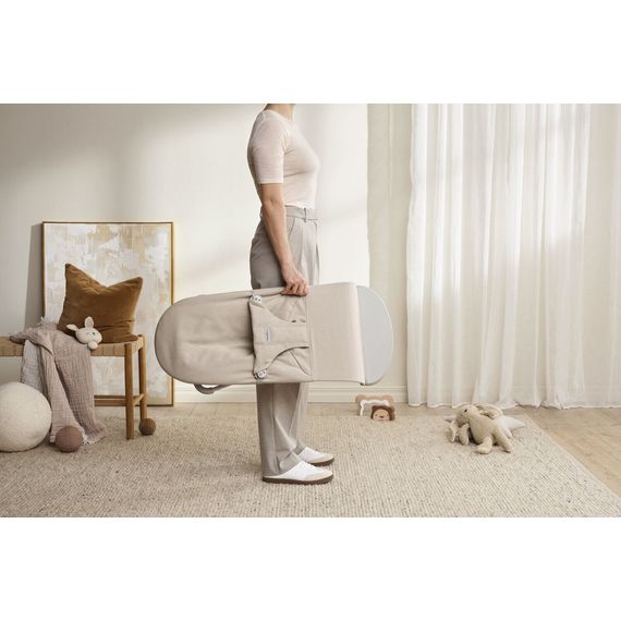 BabyBjorn Bliss Woven Světle béžový melanž, Rodzaj: Woven, Kolor: Jasny Beż melanż, 10 zdjęcie