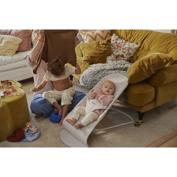 BabyBjorn Bliss Woven Světle béžový melanž, Rodzaj: Woven, Kolor: Jasny Beż melanż, 21 zdjęcie