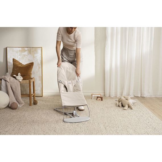 BabyBjorn Bliss Woven Světle béžový melanž, Rodzaj: Woven, Kolor: Jasny Beż melanż, 31 zdjęcie