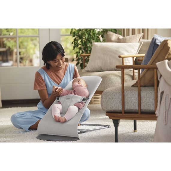 BabyBjorn Bliss Woven Světle šedý melanž, Rodzaj: Woven, Kolor: Jasny szary melanż, 19 zdjęcie