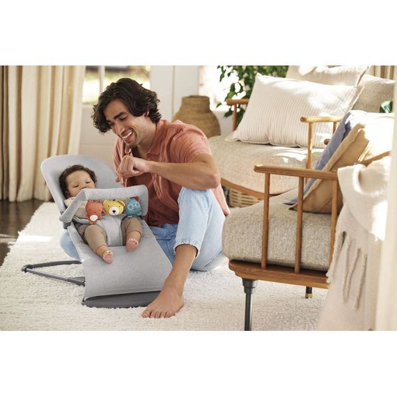 BabyBjorn Bliss Woven Světle šedý melanž, Rodzaj: Woven, Kolor: Jasny szary melanż, 25 zdjęcie