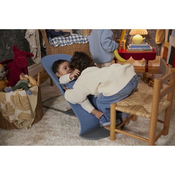 BabyBjorn Bliss Woven Modrý melanž, Rodzaj: Woven, Kolor: Niebieski melanż, 13 zdjęcie