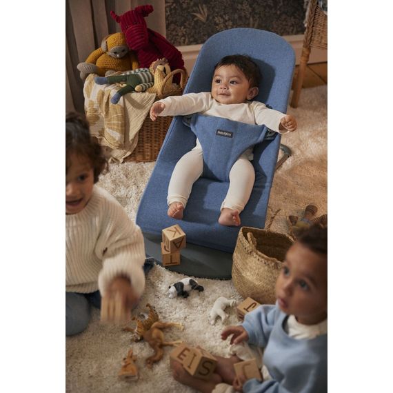 BabyBjorn Bliss Woven Modrý melanž, Rodzaj: Woven, Kolor: Niebieski melanż, 16 zdjęcie