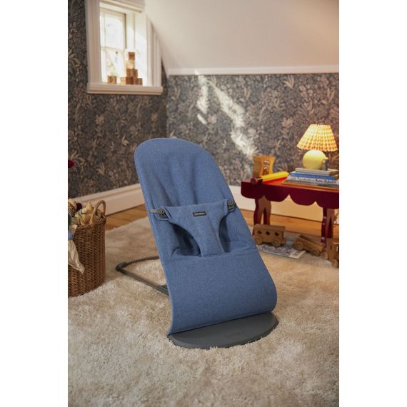 BabyBjorn Bliss Woven Modrý melanž, Rodzaj: Woven, Kolor: Niebieski melanż, 19 zdjęcie
