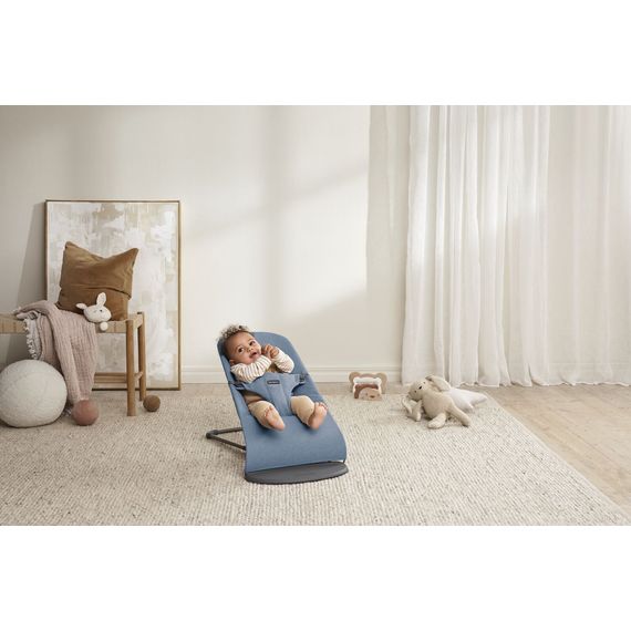 BabyBjorn Bliss Woven Modrý melanž, Rodzaj: Woven, Kolor: Niebieski melanż, 22 zdjęcie