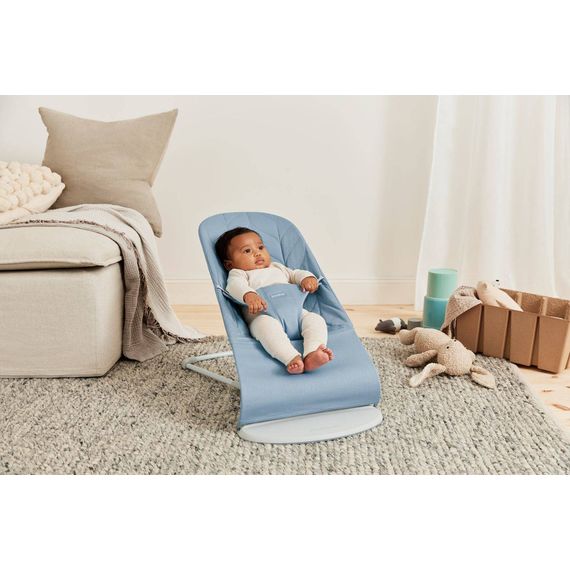 BabyBjorn Bliss Woven Petal Quilt Modrý, Rodzaj: Woven Petal Quilt, Kolor: Niebieski, 8 zdjęcie