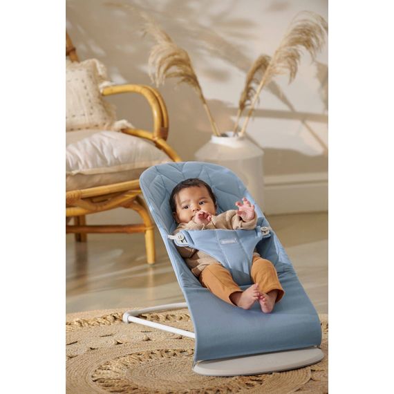 BabyBjorn Bliss Woven Petal Quilt Modrý, Rodzaj: Woven Petal Quilt, Kolor: Niebieski, 17 zdjęcie