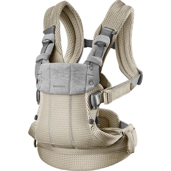 BabyBjorn nosítko Harmony 3D Mesh Šedobéžový, Rodzaj: 3D Mesh, Kolor: Szary Beż, 12 zdjęcie