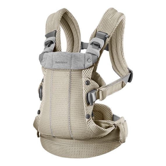 BabyBjorn nosítko Harmony 3D Mesh Šedobéžový, Rodzaj: 3D Mesh, Kolor: Szary Beż, 23 zdjęcie