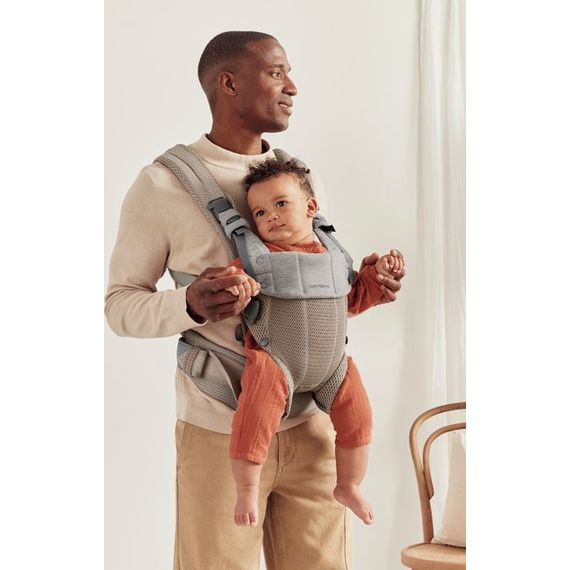BabyBjorn nosítko Harmony 3D Mesh Šedobéžový, Rodzaj: 3D Mesh, Kolor: Szary Beż, 41 zdjęcie