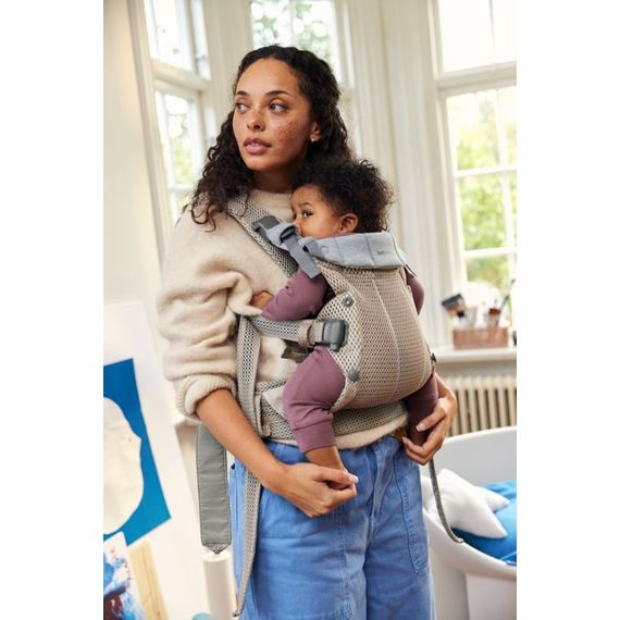 BabyBjorn nosítko Harmony 3D Mesh Šedobéžový, Rodzaj: 3D Mesh, Kolor: Szary Beż, 55 zdjęcie