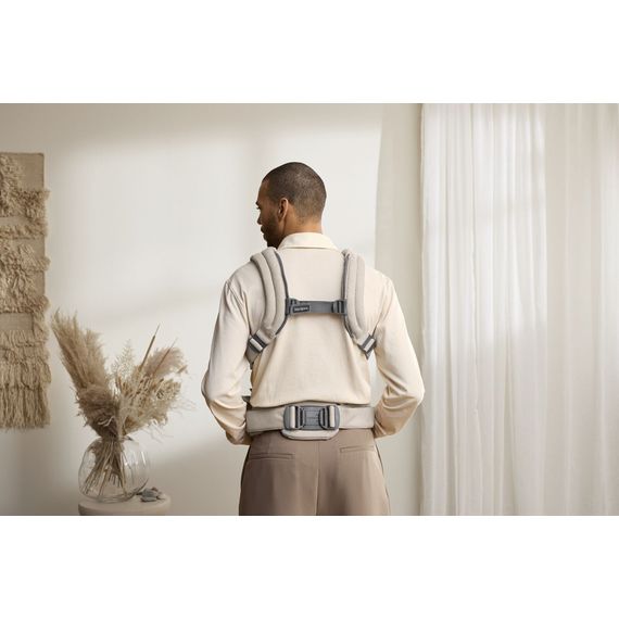 BabyBjorn Harmony Woven Baby Carrier Light Beige Melange, Rodzaj: Woven, Kolor: Jasny beż melanż, image , 8 image