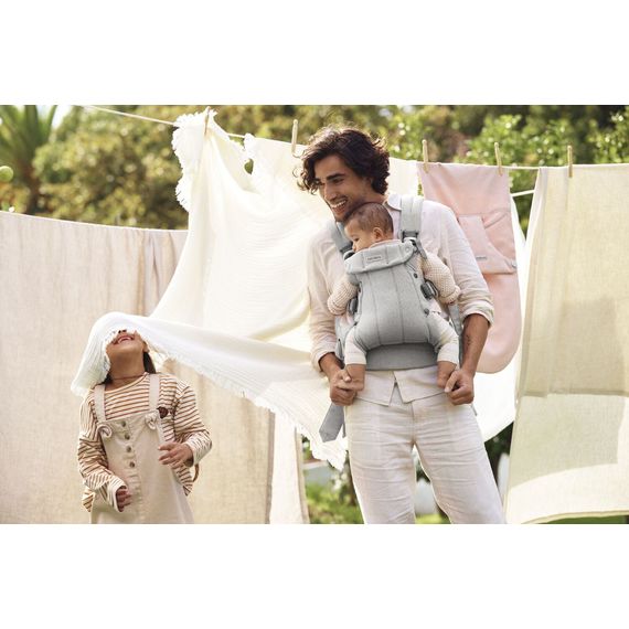 BabyBjorn nosítko Harmony 3D Mesh Světle šedý melanž, Rodzaj: Woven, Kolor: Jasny szary melanż, 8 zdjęcie